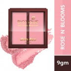 Biotique Natural Makeup Diva Duo Blush (Rose N Blooms), 9gm